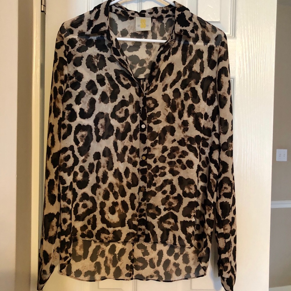 Cheetah blouse